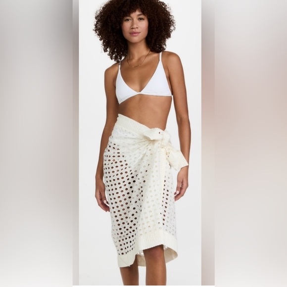 Solid and Stripe 

Eyelet Pareo Swim Cover-Up - Picture 1 of 6